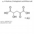 ᴅʟ-4-Hydroxy-2-ketoglutaric acid lithium salt