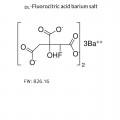ᴅʟ-Fluorocitric acid barium salt
