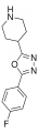 4-[5-(4-fluorophenyl)-1,3,4-oxadiazol-2-yl]piperidine