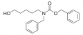 Phenylmethyl N-(5-hydroxypentyl)-N-(phenylmethyl)carbamate