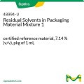 Residual Solvents in Packaging Material Mixture 1