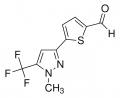 5-[1-Methyl-5-(trifluoromethyl)-1H-pyrazol-3-yl]-2-thiophenecarbaldehyde