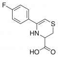 5-(4-Fluorophenyl)-3,4-dihydro-2H-1,4-thiazine-3-carboxylic acid