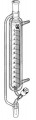 Aldrich® addition funnels with PTFE needle valve
