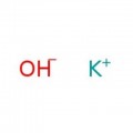Potassium hydroxide, ca. 85%, ACS reagent, pellets