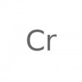 Chromium sputtering target, 50.8mm (2.0in) dia x 3.18mm (0.125in) thick, 99.95% (metals basis)