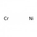 Nickel Chromium, sputtering target, 50.8mm (2.0in) dia x 3.18mm (0.125in) thick, 99.95% (metals basi