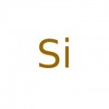 Silicon sputtering target, 50.8mm (2.0in) dia x 3.18mm (0.125in) thick, 99.999% (metals basis)